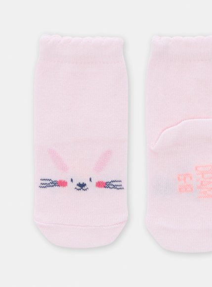 Βρεφικές Κάλτσες για Κορίτσια Light Pink Mouse
