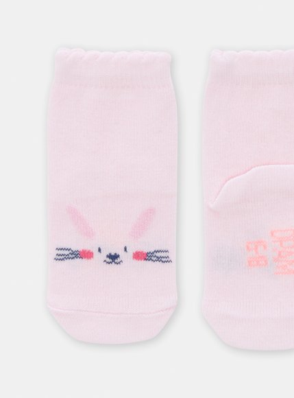 Βρεφικές Κάλτσες για Κορίτσια Light Pink Mouse