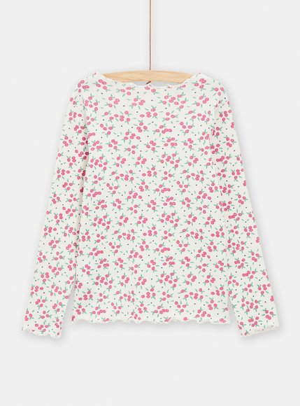 Παιδική Μπλούζα για Κορίτσια Pink Flowers