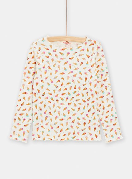 Παιδική Μπλούζα για Κορίτσια MultiColor Ice Cream