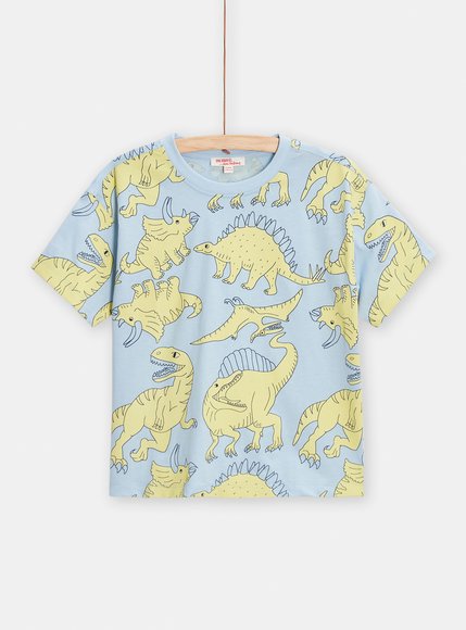 Παιδική Μπλούζα για Αγόρια Yellow Dinosaurs