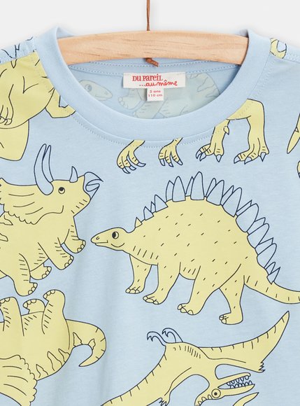 Παιδική Μπλούζα για Αγόρια Yellow Dinosaurs