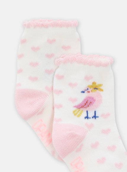 Βρεφικές Κάλτσες για Κορίτσια Pink Birdy