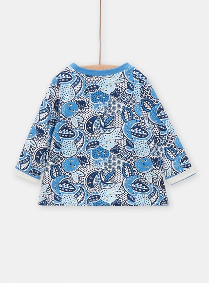 Βρεφική Μπλούζα για Αγόρια Blue Patterns
