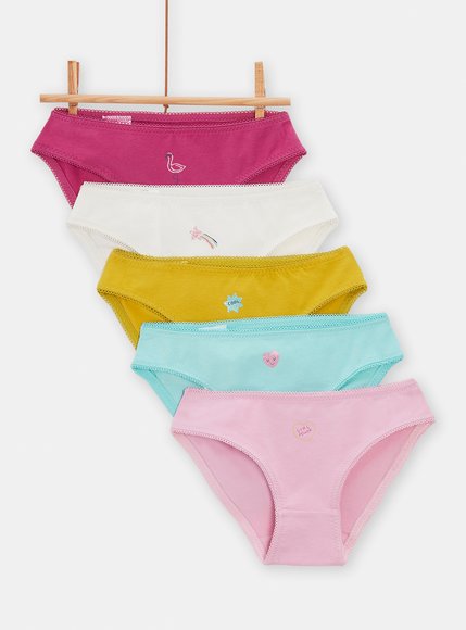 Παιδικά Εσώρουχα για Κορίτσια Basic Multicolour 5 τμχ