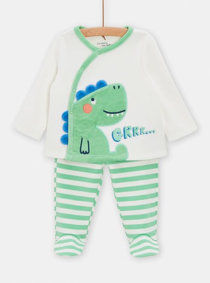 Βρεφικές Πιτζάμες για Αγόρια Green Dinosaur