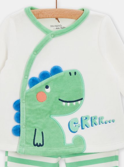 Βρεφικές Πιτζάμες για Αγόρια Green Dinosaur