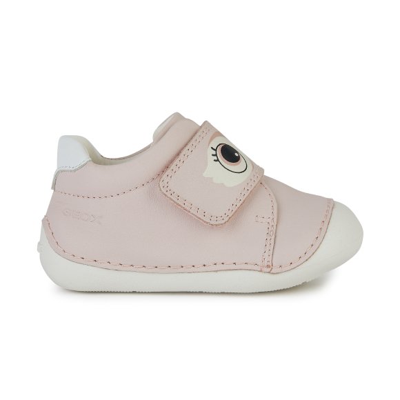 GEOX Βρεφικά Παπούτσια GEOX για Κορίτσια Pink Owl (Μεγέθη 18-21) - ΡΟΖ