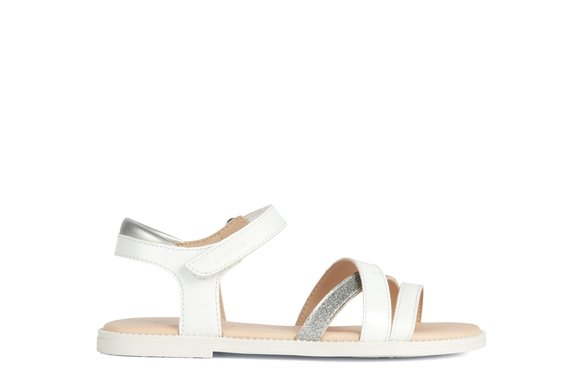 Παιδικά Παπούτσια GEOX για Κορίτσια Sandal Karly Girl White