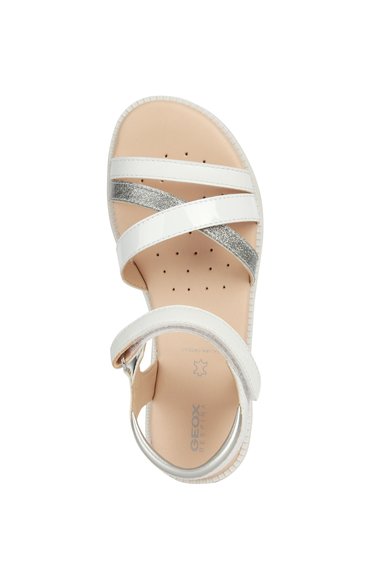 Παιδικά Σανδάλια Geox Karly Girl για Κορίτσια White (Μεγέθη 25-36)