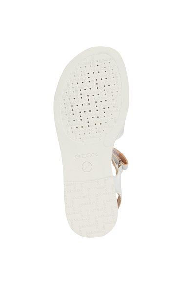 Παιδικά Σανδάλια Geox Karly Girl για Κορίτσια White (Μεγέθη 25-36)