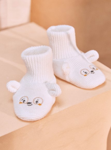 Βρεφικά Παπούτσια Αγκαλιάς Unisex Bear (Μεγέθη 13-16)