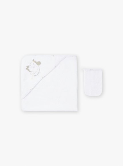 Βρεφική Πετσέτα Plain White
