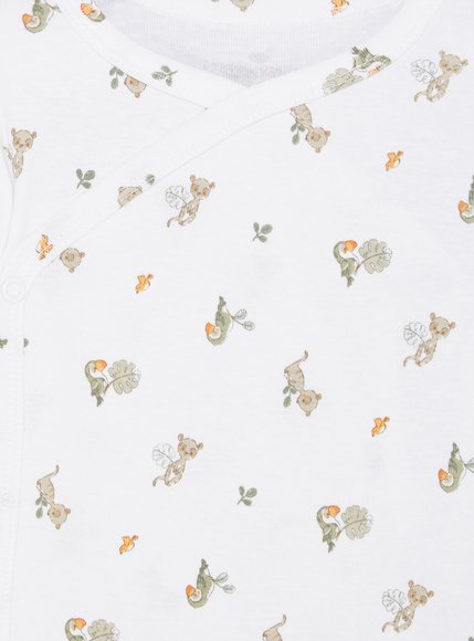 Σετ Βρεφικά Φορμάκια για Νεογέννητα Beige Birdie 2 τμχ