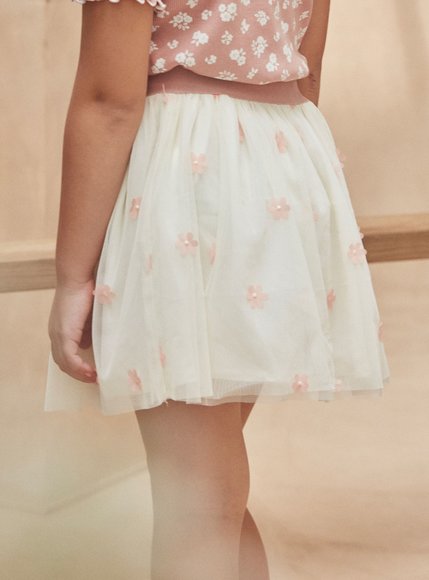 Παιδική Φούστα για Κορίτσια White Tulle