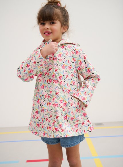 Παιδικό Μπουφάν για Κορίτσια White Leaves