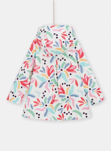 Παιδικό Μπουφάν για Κορίτσια White Leaves