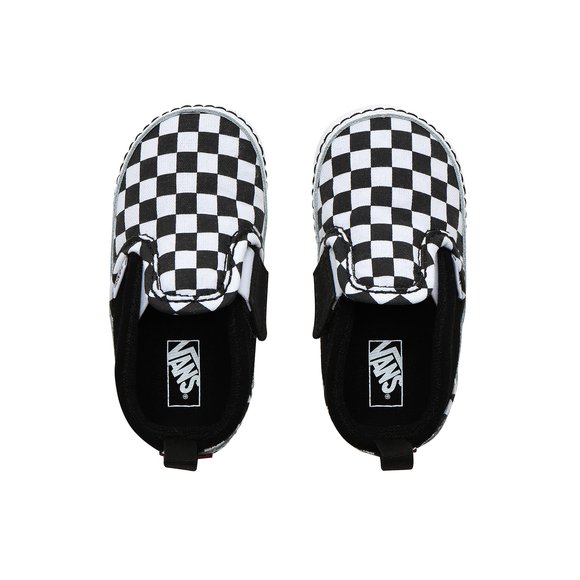 Βρεφικά Παπούτσια VANS για Αγόρια Slip on Black - ΛΕΥΚΟ φωτογραφία