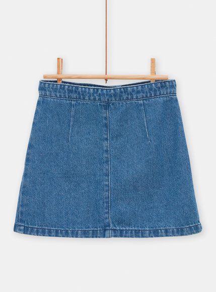 Παιδική Φούστα για Κορίτσια Flower Denim