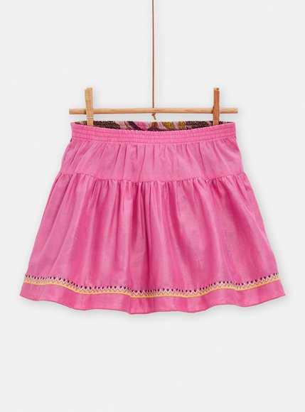 Παιδική Φούστα για Κορίτσια Pink Leaves