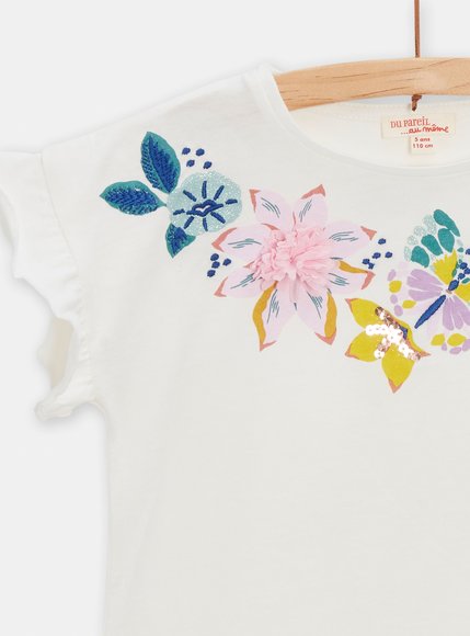 Παιδική Μπλούζα για Κορίτσια Flowers