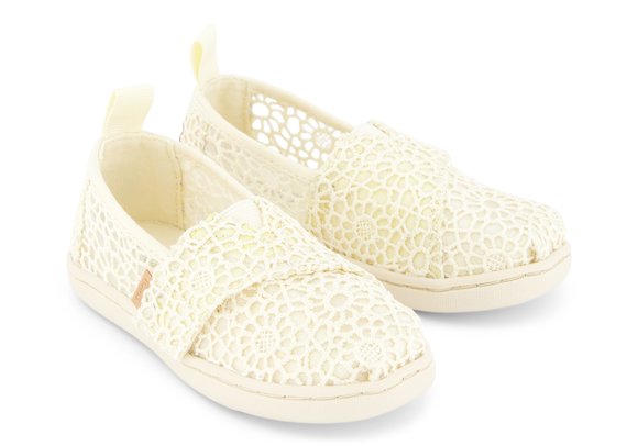 Βρεφικά Παπούτσια Toms για Κορίτσια Natural Moroccan Crochet