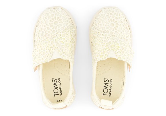 Βρεφικά Παπούτσια Toms για Κορίτσια Natural Moroccan Crochet