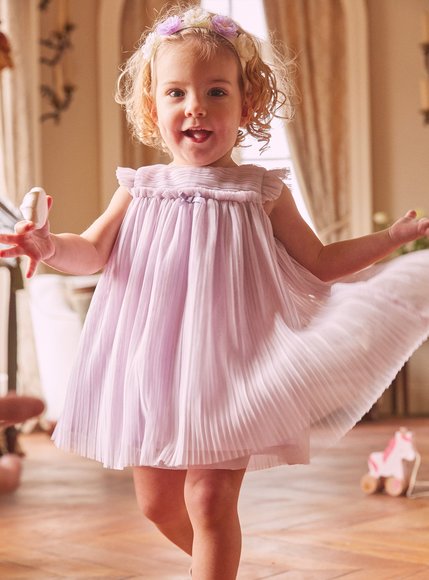 Βρεφικό Φόρεμα για Κορίτσια Purple Tulle