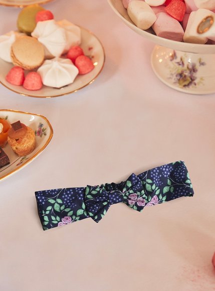 Βρεφική Κορδέλα για Κορίτσια Blue Flowers