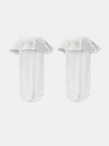 Βρεφικές Κάλτσες για Κορίτσια Classic White