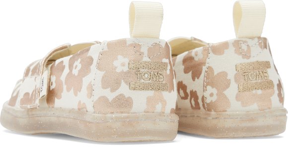 Βρεφικά Παπούτσια Toms για Κορίτσια Gold Flowers