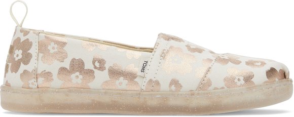 Παιδικά Παπούτσια Toms για Κορίτσια Gold Flowers