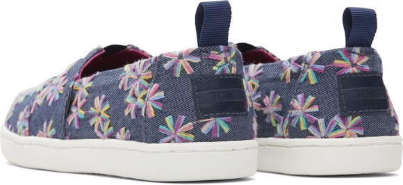 Παιδικά Παπούτσια TOMS για Κορίτσια Blue Flowers