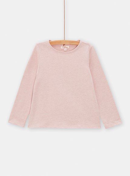 Παιδική Μπλούζα για Κορίτσια Basic Pale Pink