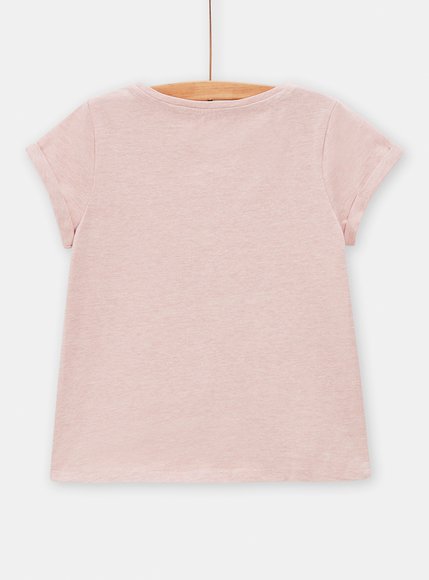 Παιδική Μπλούζα για Κορίτσια Basic Muted Pink