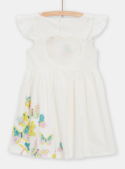 Παιδικό Φόρεμα για Κορίτσια White Butterfly