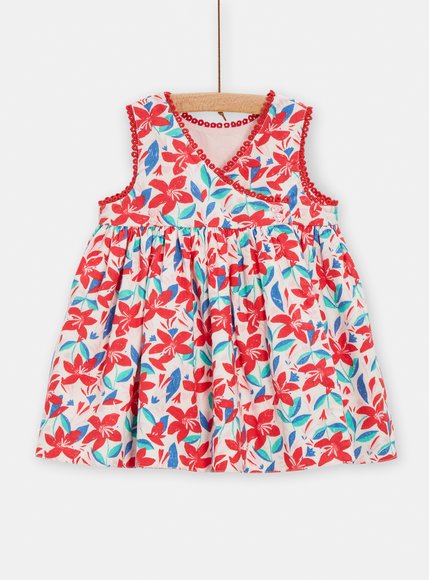 Βρεφικό Φόρεμα για Κορίτσια Red Pattern