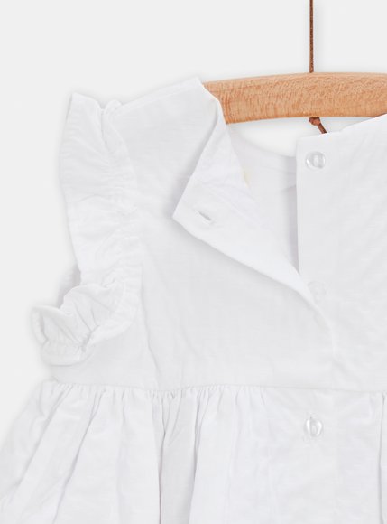 Βρεφικό Φόρεμα για Κορίτσια Romantic White