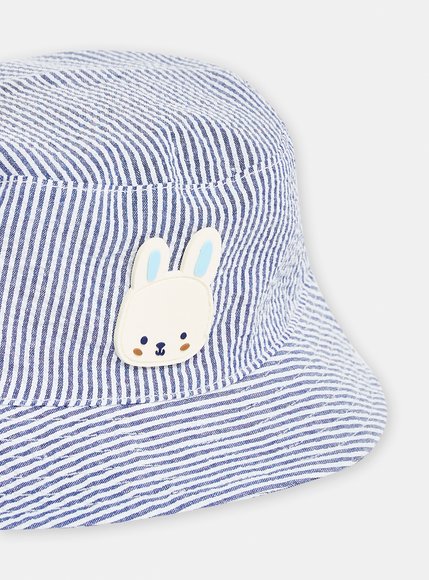 Βρεφικό Καπέλο για Αγόρια Stripped Bunny