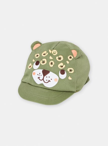 Βρεφικό Καπέλο για Αγόρια Green Leopard