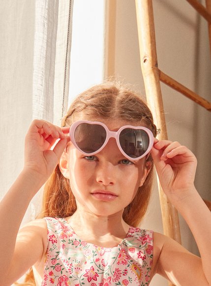 Παιδικά Γυαλιά Ηλίου για Κορίτσια Pink Hearts