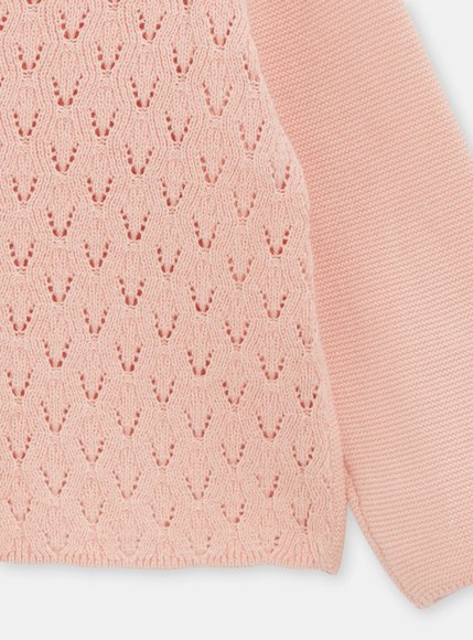 Βρεφική Ζακέτα για Κορίτσια Pink Flower