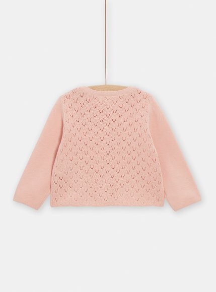 Βρεφική Ζακέτα για Κορίτσια Pink Flower