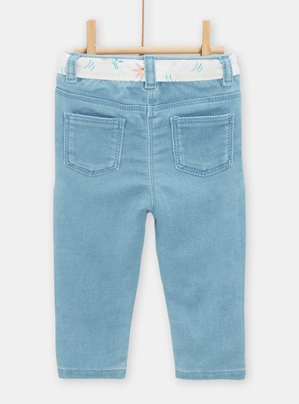 Βρεφικό Παντελόνι για Κορίτσια Light Denim