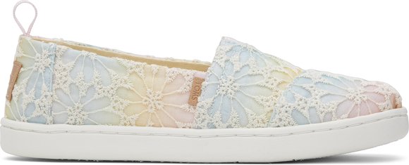 Παιδικά Παπούτσια TOMS για Κορίτσια Pink Ombre Floral Lace