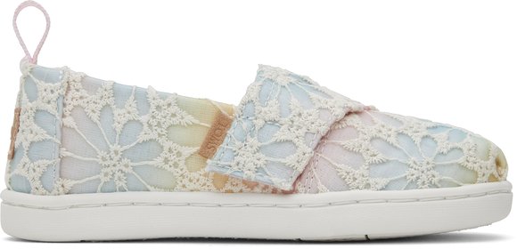 Βρεφικά Παπούτσια TOMS για Κορίτσια Pink Ombre Floral Lace