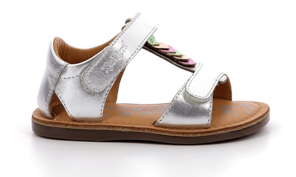 ΒΡΕΦΙΚΟ ΚΟΡΙΤΣΙ > Παπούτσια Βρεφικά Παπούτσια KICKERS για Κορίτσια Silver Preziosa - ΑΣΗΜΙ