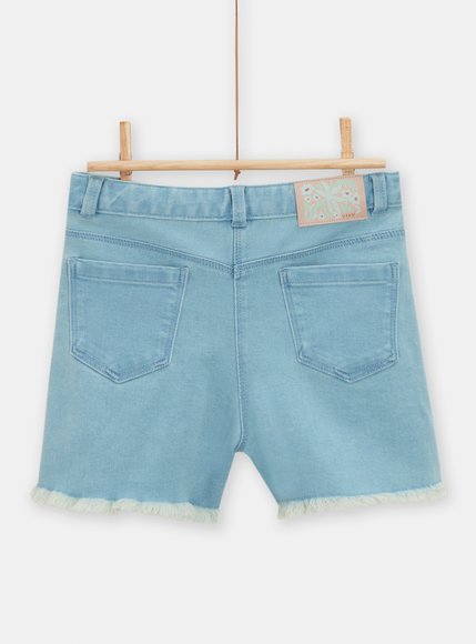 Παιδικό Σορτς για Κορίτσια Denim Flowers