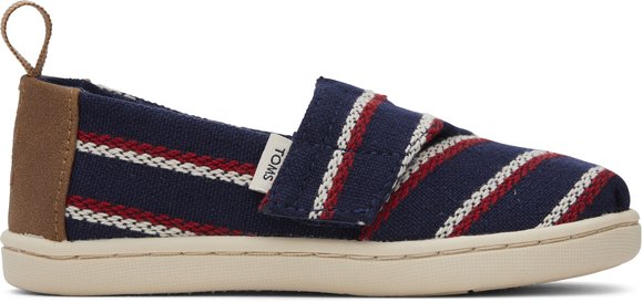 Βρεφικά Παπούτσια TOMS για Αγόρια Navy Stripes