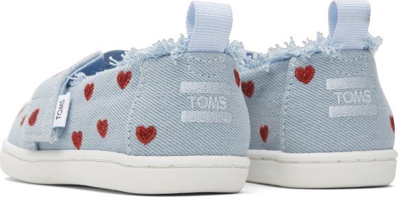 Βρεφικά Παπούτσια TOMS για Κορίτσια Denim Hearts